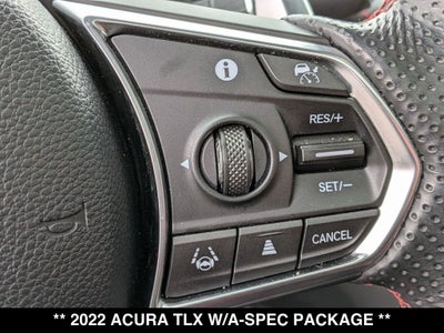 2022 Acura TLX A-Spec Package SH-AWD