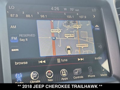 2018 Jeep Cherokee Trailhawk