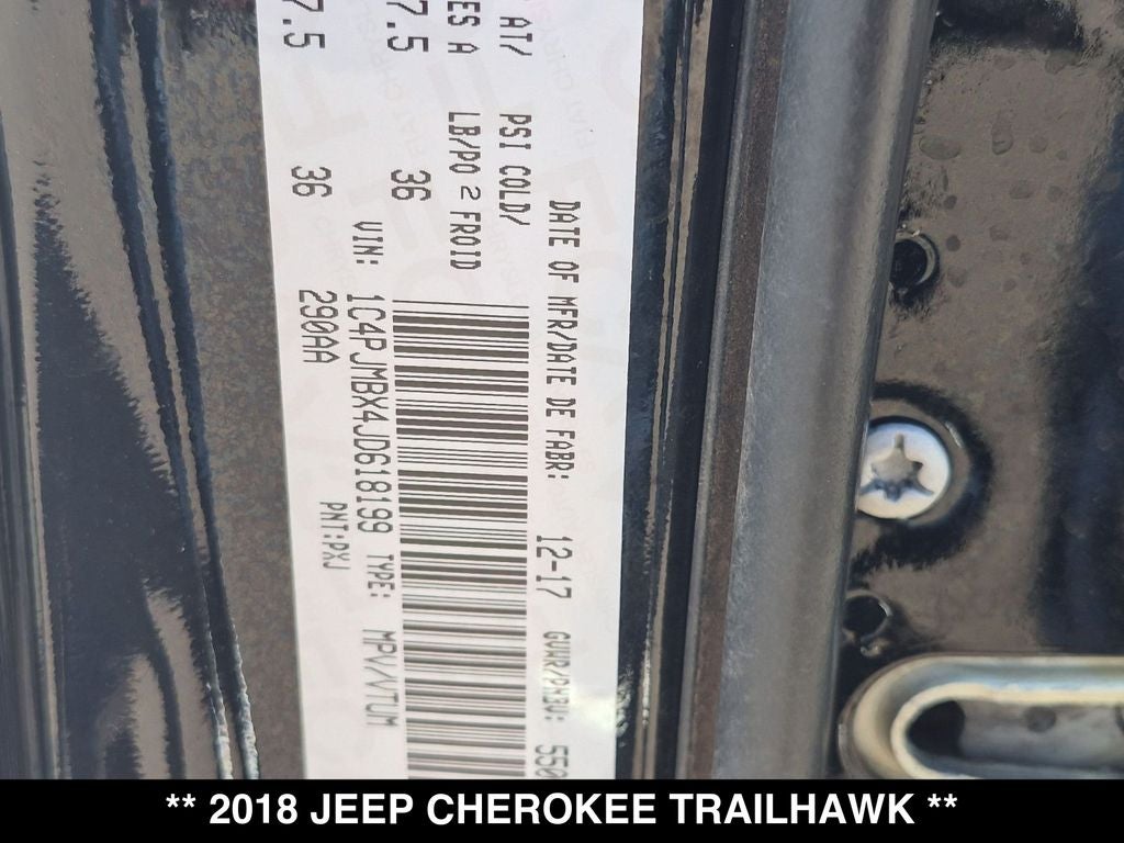 2018 Jeep Cherokee Trailhawk