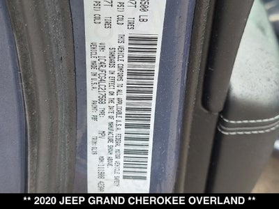 2020 Jeep Grand Cherokee Overland