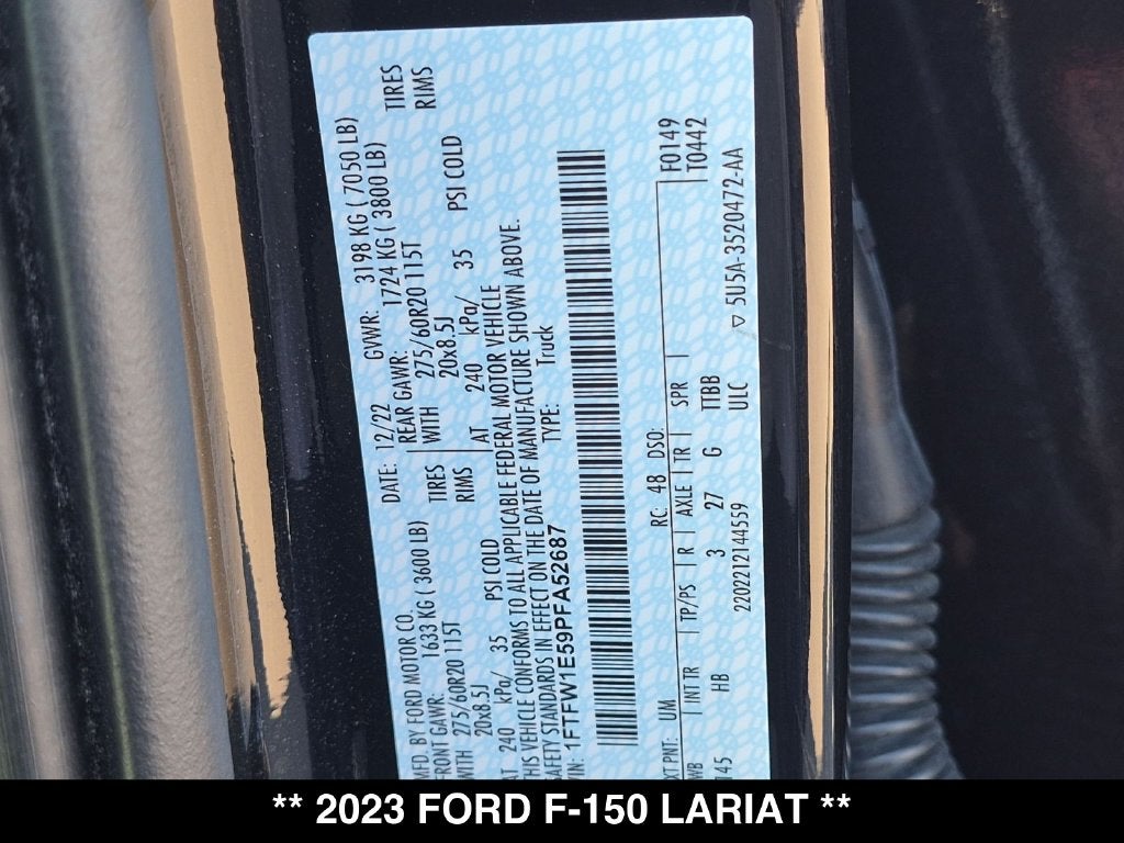 2023 Ford F-150 Lariat