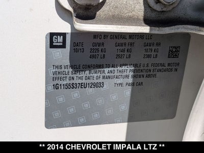 2014 Chevrolet Impala LTZ 2LZ