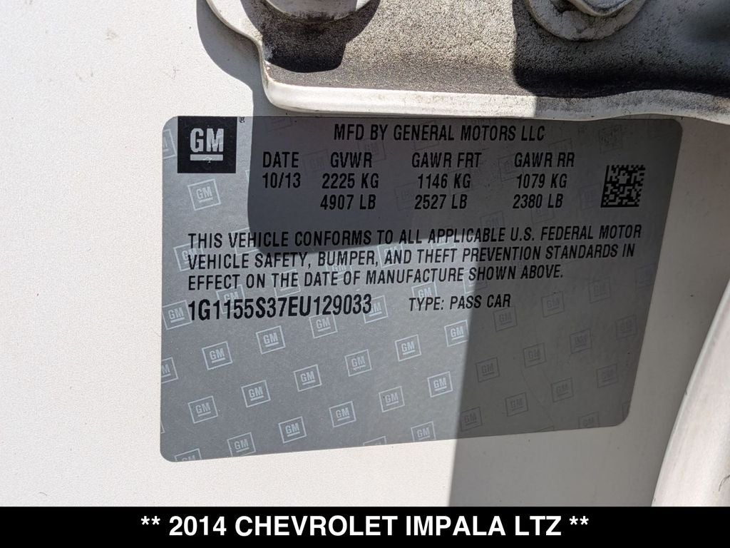 2014 Chevrolet Impala LTZ 2LZ