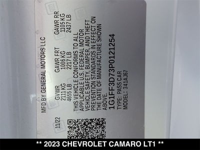 2023 Chevrolet Camaro LT1