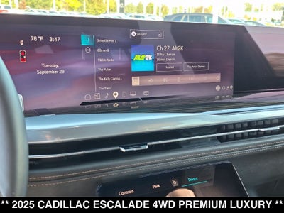 2025 Cadillac Escalade Premium Luxury