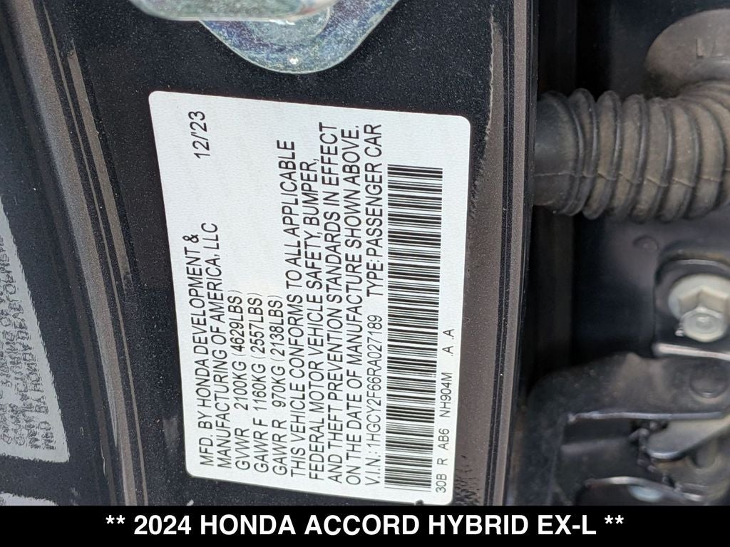 2024 Honda Accord Hybrid EX-L