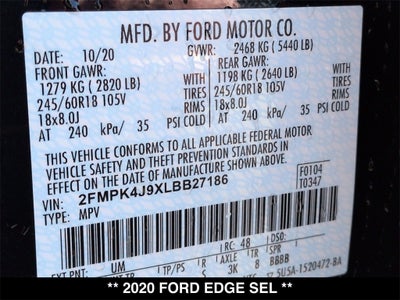 2020 Ford Edge SEL