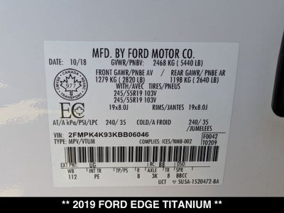 2019 Ford Edge Titanium