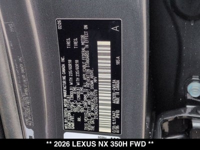 2026 Lexus NX FWD