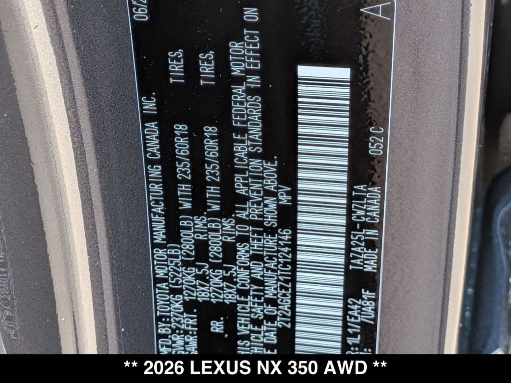 2026 Lexus NX AWD