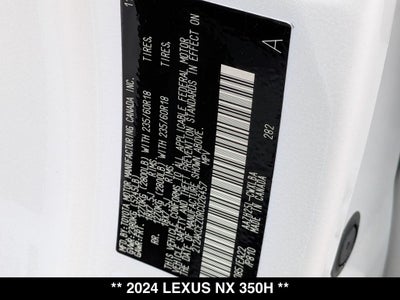 2024 Lexus NX 350h Base