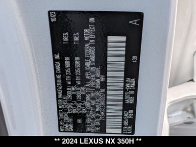 2024 Lexus NX 350h Base