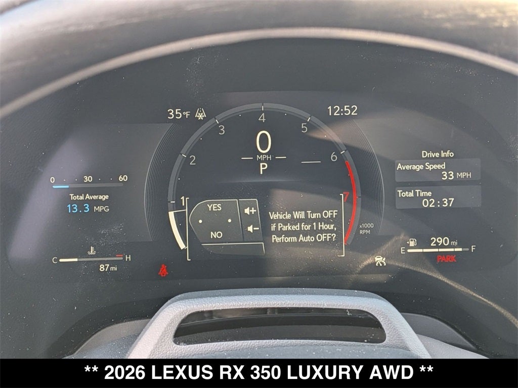 2026 Lexus RX LUXURY