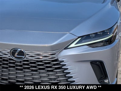2026 Lexus RX LUXURY