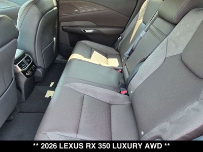 2026 Lexus RX LUXURY