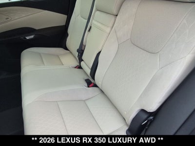 2026 Lexus RX LUXURY
