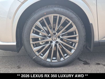 2026 Lexus RX LUXURY