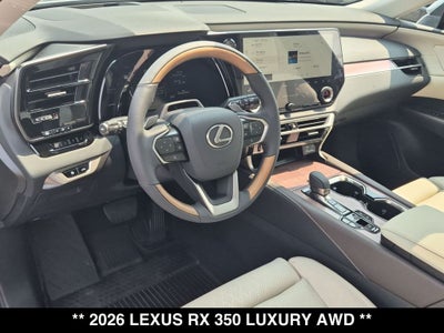 2026 Lexus RX LUXURY