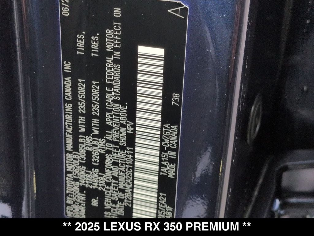 2025 Lexus RX 350 Premium