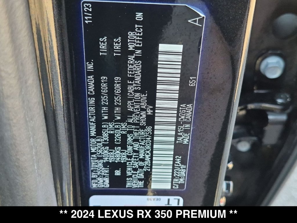 2024 Lexus RX 350 Premium