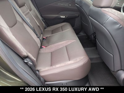 2026 Lexus RX LUXURY