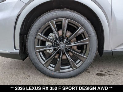 2026 Lexus RX F SPORT DESIGN
