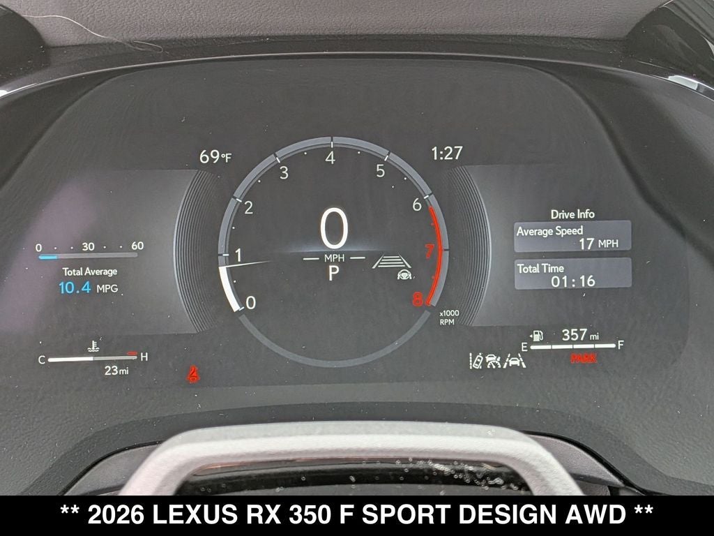 2026 Lexus RX 350 F SPORT Design