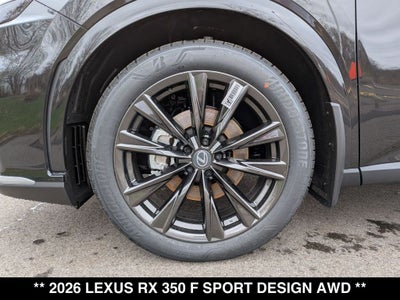 2026 Lexus RX 350 F SPORT Design