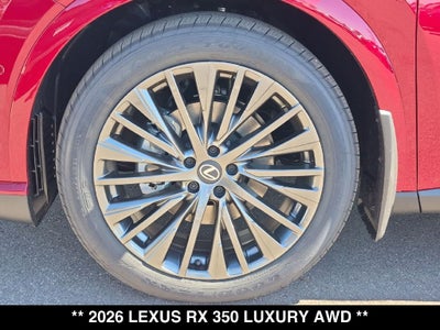 2026 Lexus RX LUXURY