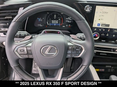 2025 Lexus RX 350 F SPORT Design