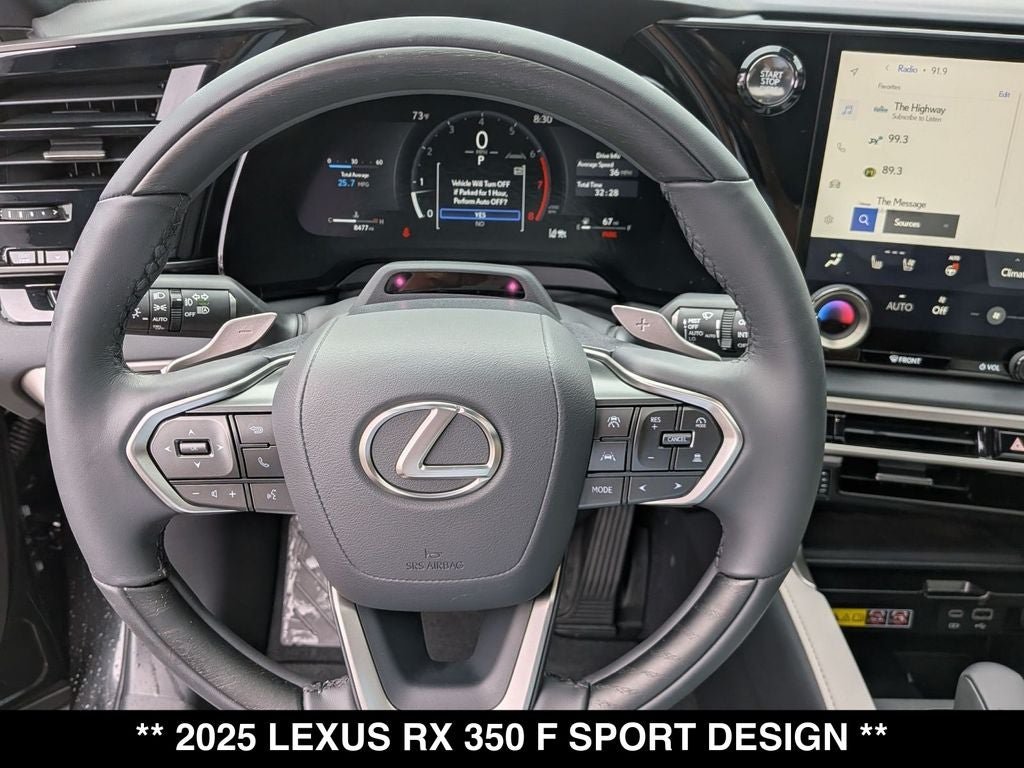 2025 Lexus RX 350 F SPORT Design