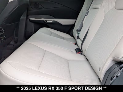 2025 Lexus RX 350 F SPORT Design