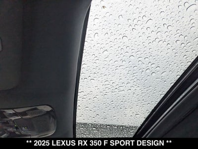 2025 Lexus RX 350 F SPORT Design