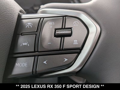2025 Lexus RX 350 F SPORT Design