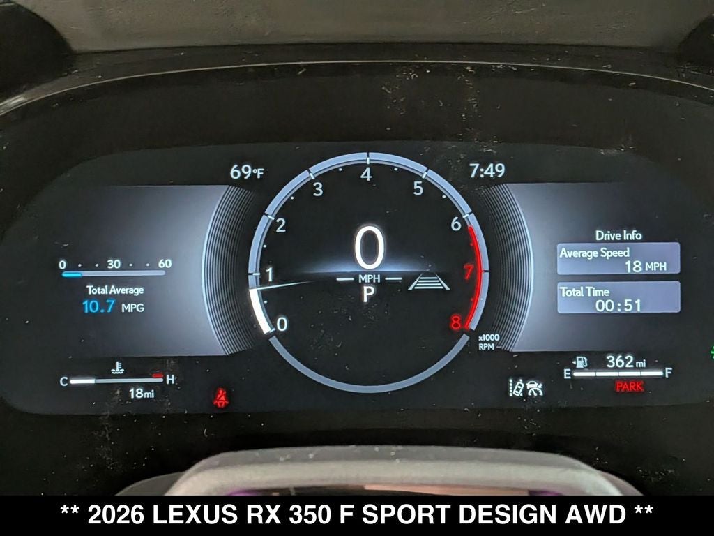 2026 Lexus RX 350 F SPORT Design