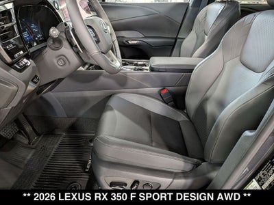 2026 Lexus RX 350 F SPORT Design