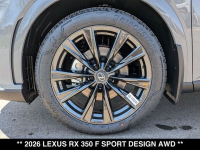 2026 Lexus RX 350 F SPORT Design