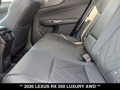 2026 Lexus RX LUXURY