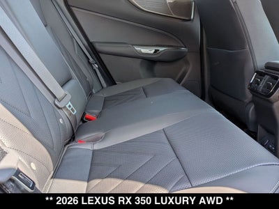 2026 Lexus RX LUXURY