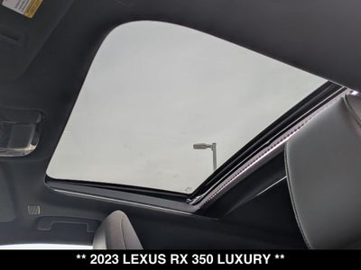 2023 Lexus RX 350 Luxury