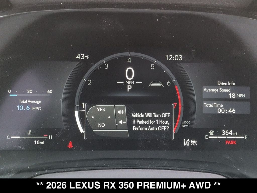 2026 Lexus RX PREMIUM PLUS