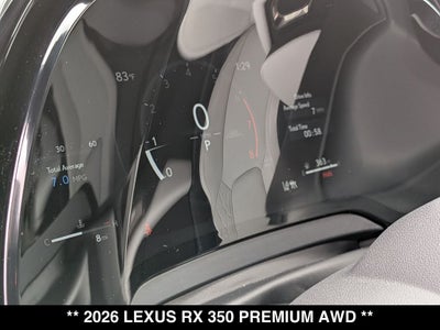 2026 Lexus RX PREMIUM