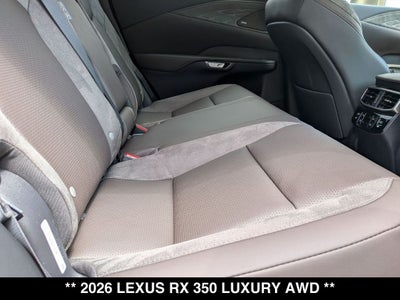 2026 Lexus RX LUXURY