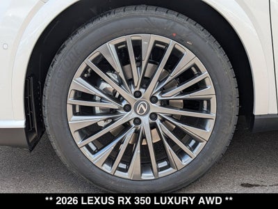 2026 Lexus RX LUXURY