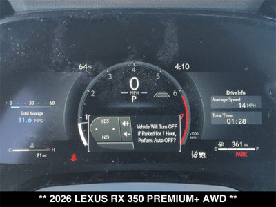 2026 Lexus RX 350 Premium+
