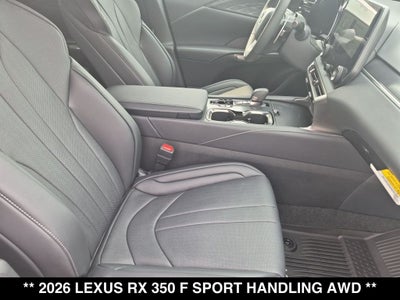 2026 Lexus RX 350 F Sport Handling