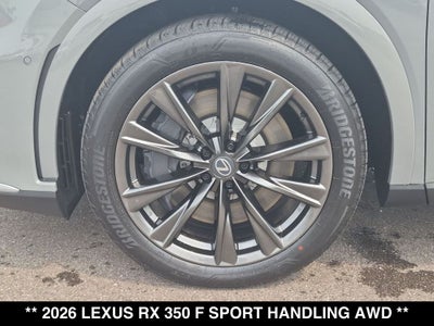 2026 Lexus RX 350 F Sport Handling