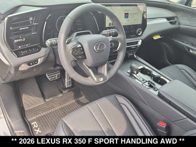 2026 Lexus RX 350 F Sport Handling