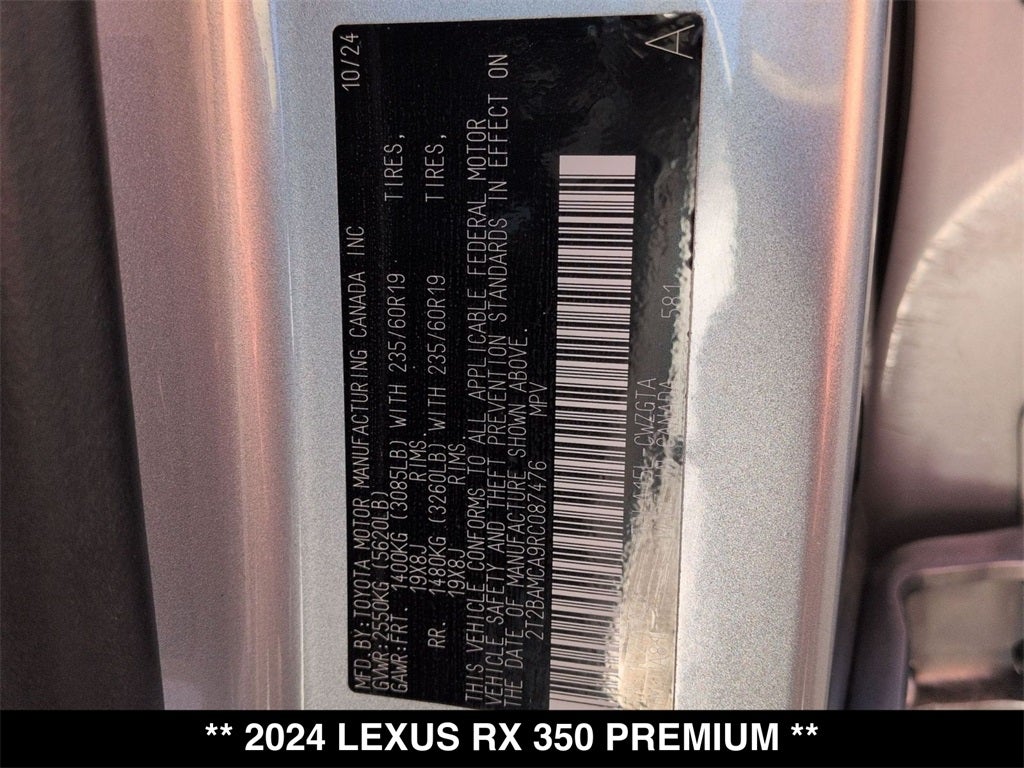 2024 Lexus RX 350 Premium
