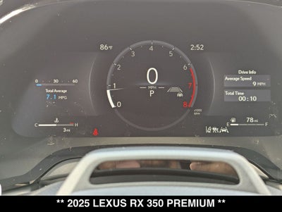 2025 Lexus RX 350 Premium